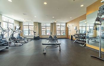 Fitness center and yoga studio